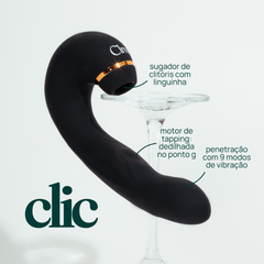 Sugador e Vibrador Clic by CLMX